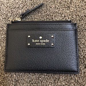 Kate Spade leather card wallet & coin purse
